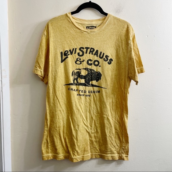 Levi's Other - Levi’s logo Cotton crew neck tee Levi Strauss M